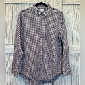 Calvin Klein slim fit performance non iron sz 16 32/33 GUC